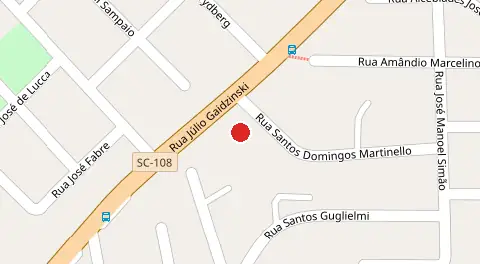 Mapa da localização