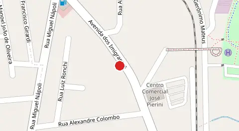 Mapa da localização