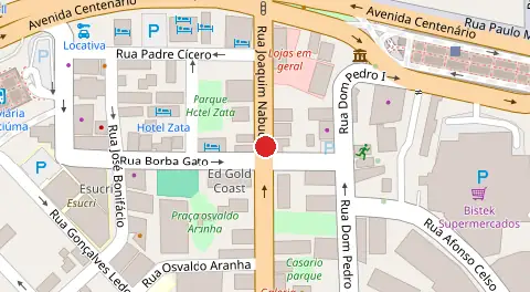 Mapa da localização