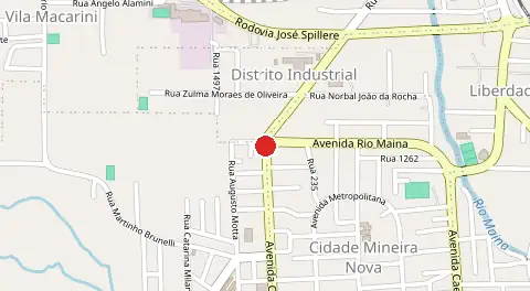 Mapa de Mina União