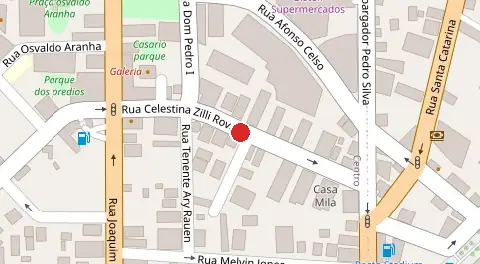 Mapa da localização