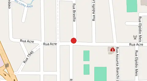 Mapa da localização