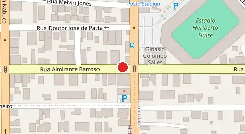 Mapa da localização