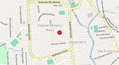 Mapa de Mineira Nova