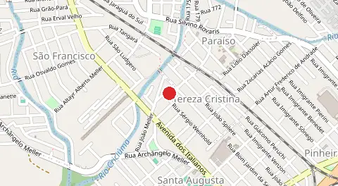 Mapa de Tereza Cristina