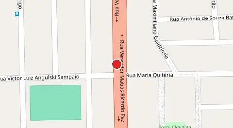 Mapa da localização