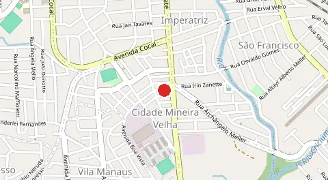 Mapa de Cidade Mineira Velha