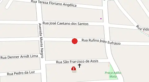 Mapa da localização