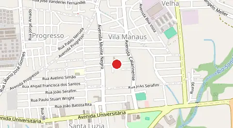 Mapa de Vila Manaus