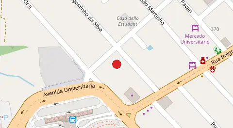 Mapa da localização