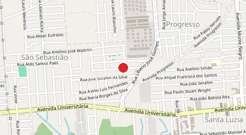 Mapa de Vila São Sebastião