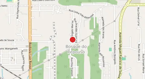Mapa de Bosque do Repouso