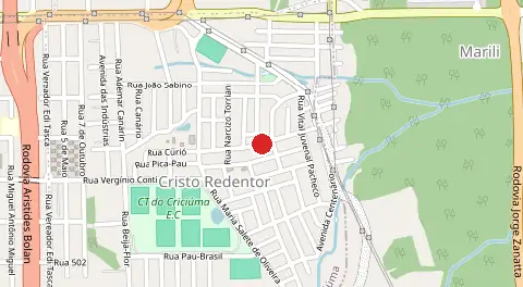 Mapa de Cristo Redentor