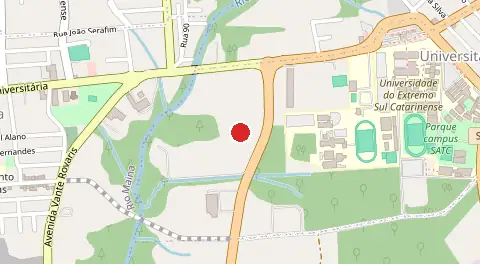 Mapa de Universitario