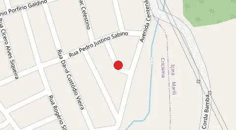 Mapa da localização