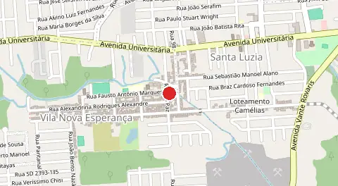 Mapa de Vila Nova Esperança