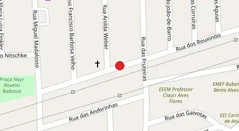 Mapa da localização