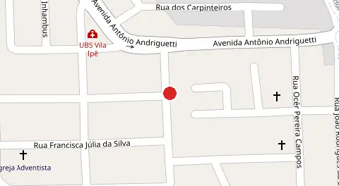 Mapa da localização
