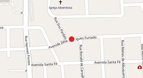 Mapa da localização