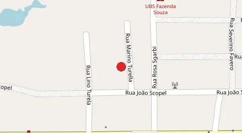 Mapa da localização