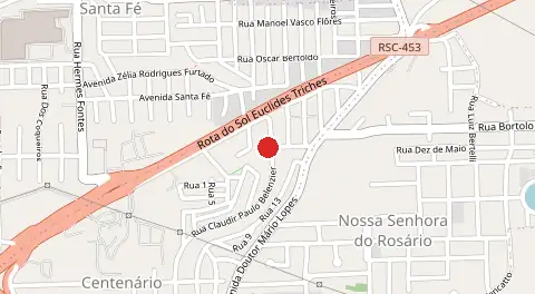 Mapa de Centenario