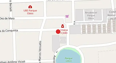 Mapa da localização