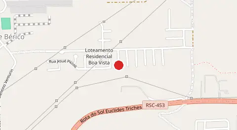 Mapa de Loteamento Residencial Boa Vista