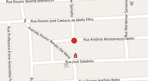 Mapa da localização