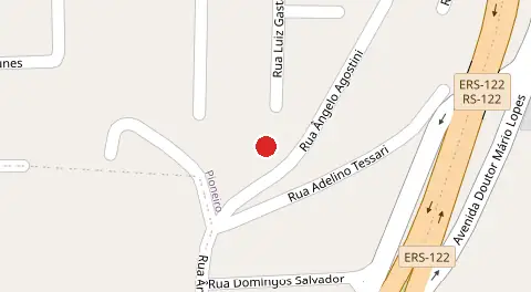 Mapa da localização
