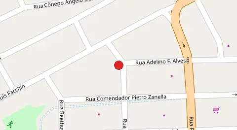 Mapa da localização