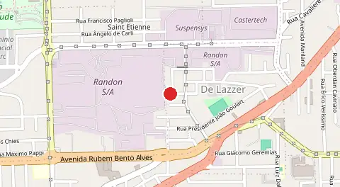 Mapa de De Lazzer