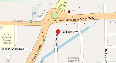 Mapa da localização