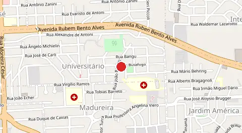 Mapa de Universitario