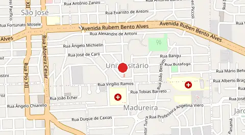 Mapa de Bairro Universitario
