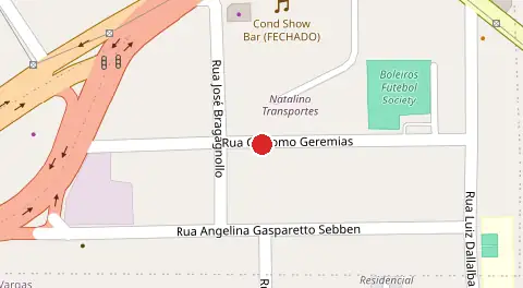 Mapa da localização