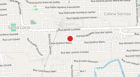 Mapa de Santa Lúcia Jardim Italia