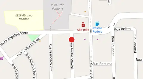 Mapa da localização