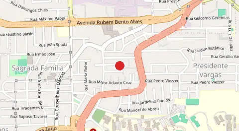 Mapa de Bairro Sagrada Familia