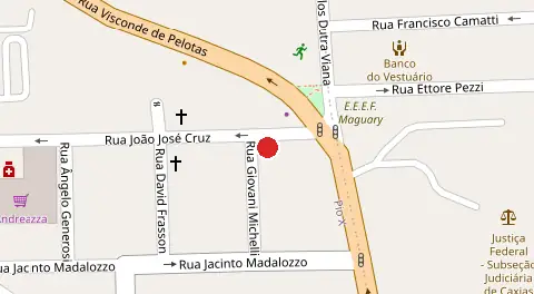 Mapa da localização
