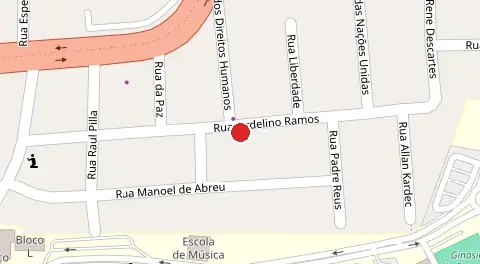 Mapa da localização