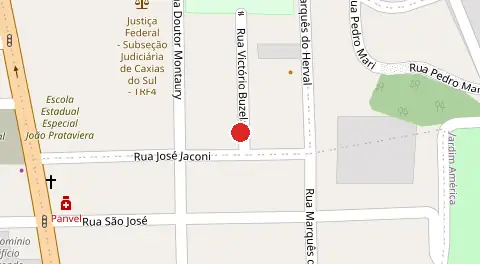 Mapa da localização