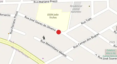 Mapa da localização