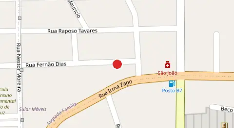 Mapa da localização