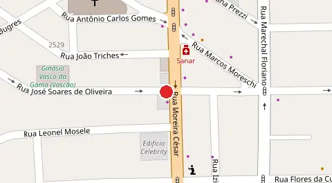 Mapa da localização