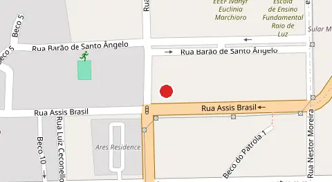 Mapa da localização