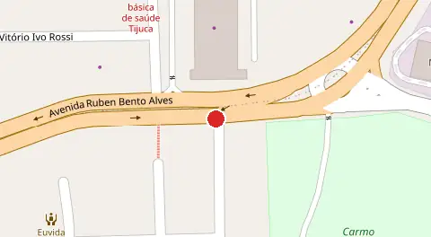 Mapa da localização
