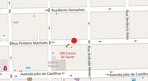 Mapa da localização