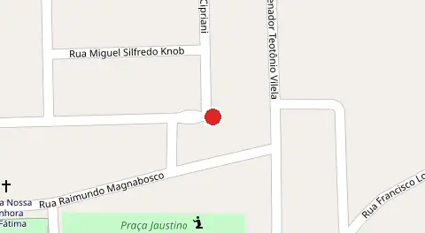 Mapa da localização