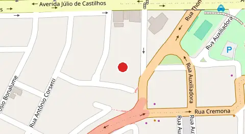 Mapa da localização