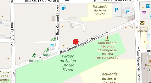 Mapa da localização